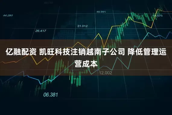 亿融配资 凯旺科技注销越南子公司 降低管理运营成本